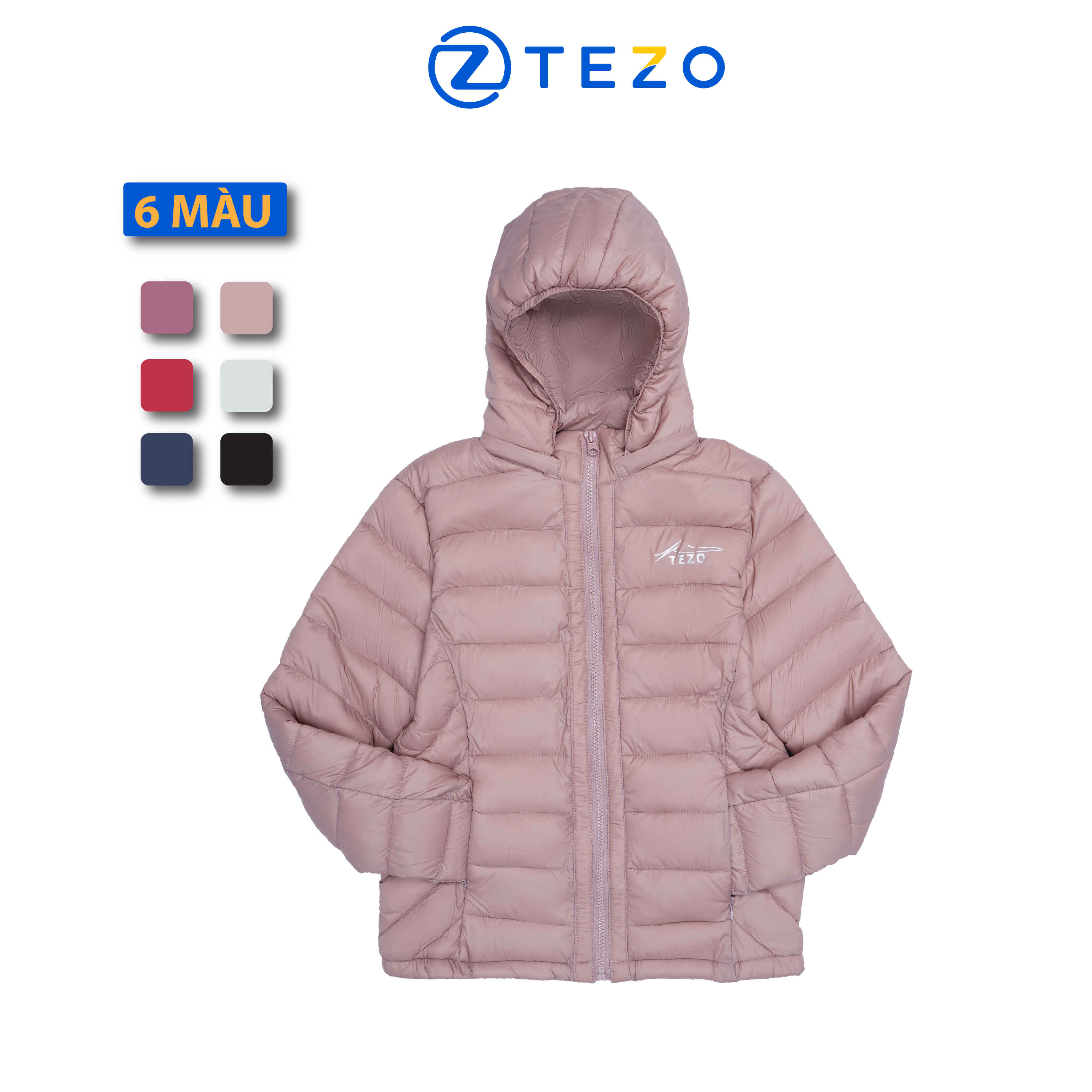 Áo phao nữ siêu nhẹ bông xay tezo 22apbx001