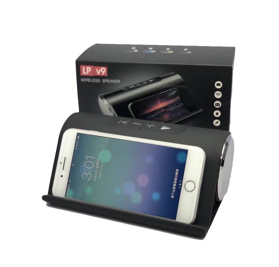 Loa di dong bluetoothloa mini nghe nhacloa bluetooth di động lp-v9 âm thanh sống động bass chuẩn cắm usb thẻ nhớ cổng 3.5 - kèm cáp sạc