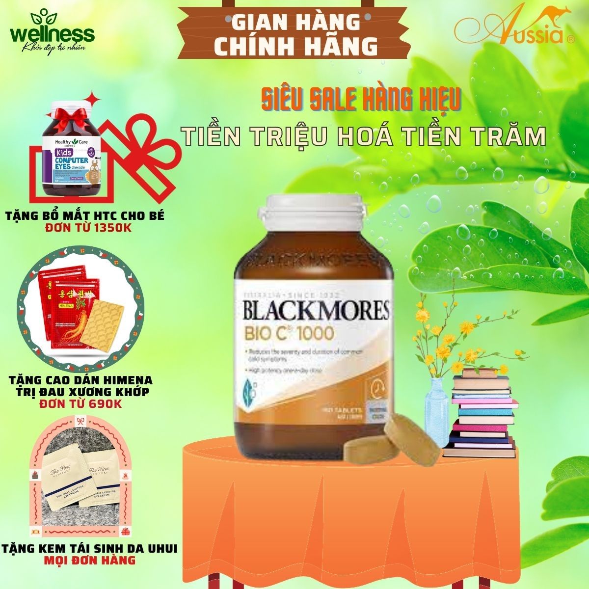 Viên uống bổ sung vitamin c blackmores bio c của úc