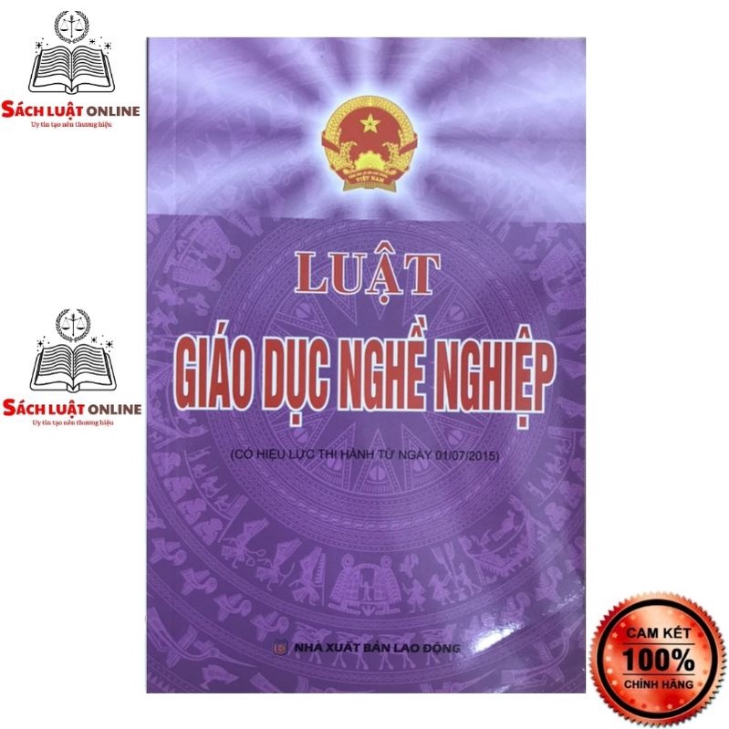 Sách - Luật giáo dục nghề nghiệp