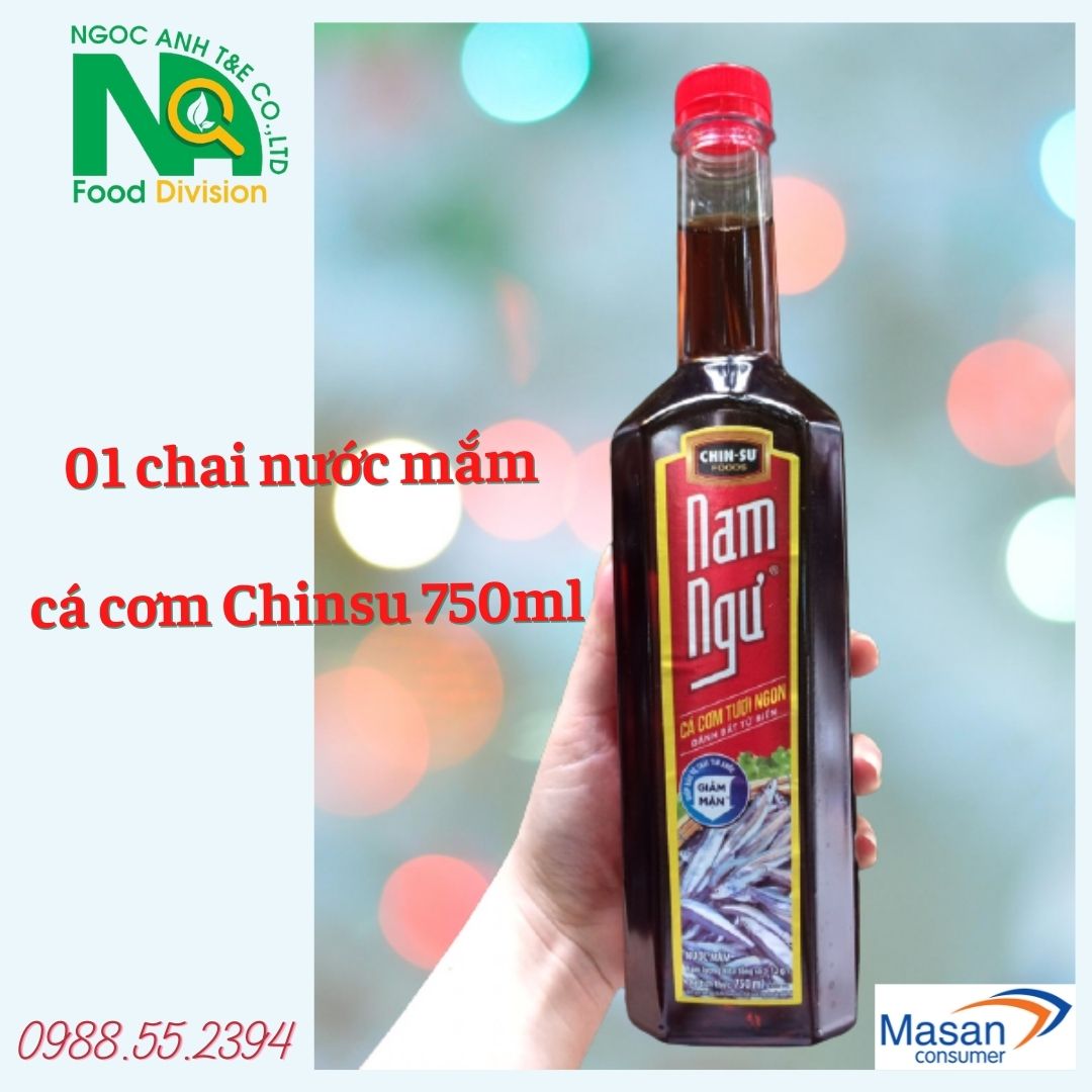 Nước mắm Nam Ngư cá cơm 750ML 01 chai
