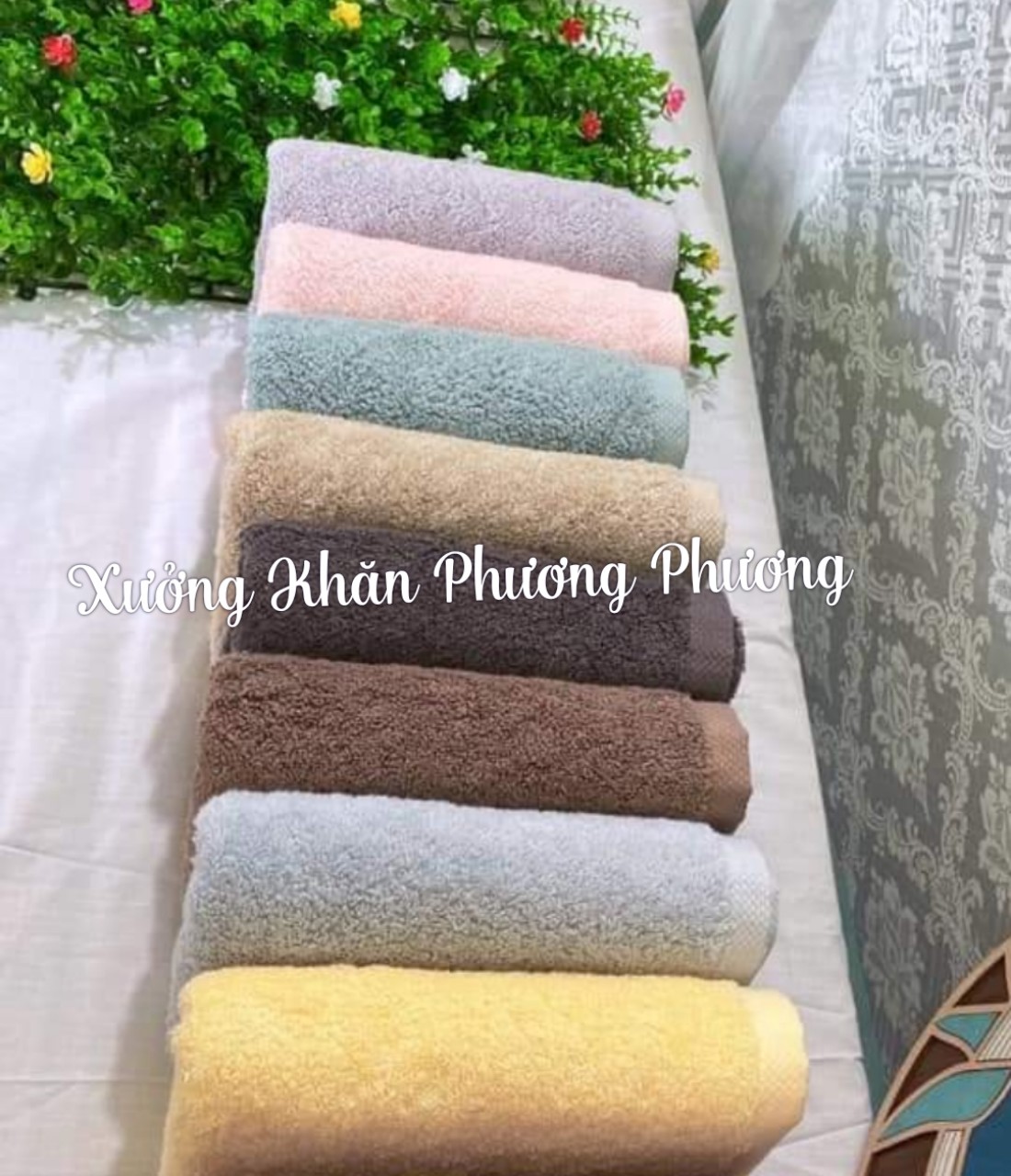 Khăn Tắm Xuất Khẩu Châu Âu cao cấp 40x80, Khăn cực dày dặn, êm ái, thấm hút tốt.