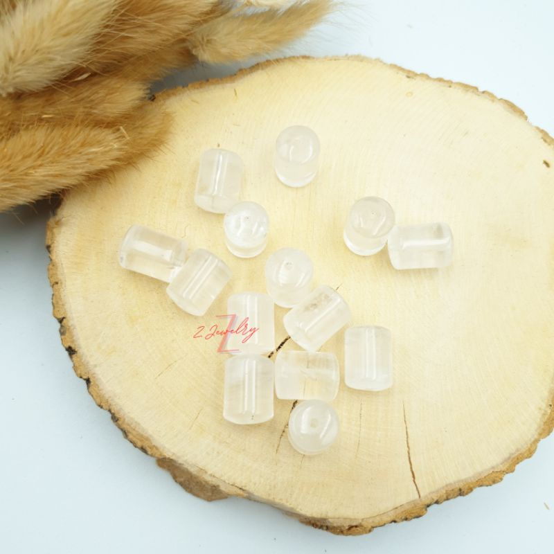 1 hạt lu thống đá trắng thiên nhiên