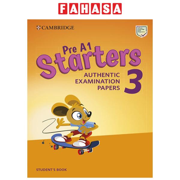 Fahasa - Cambridge English Pre A1 Starters 3 Student s Book Authentic