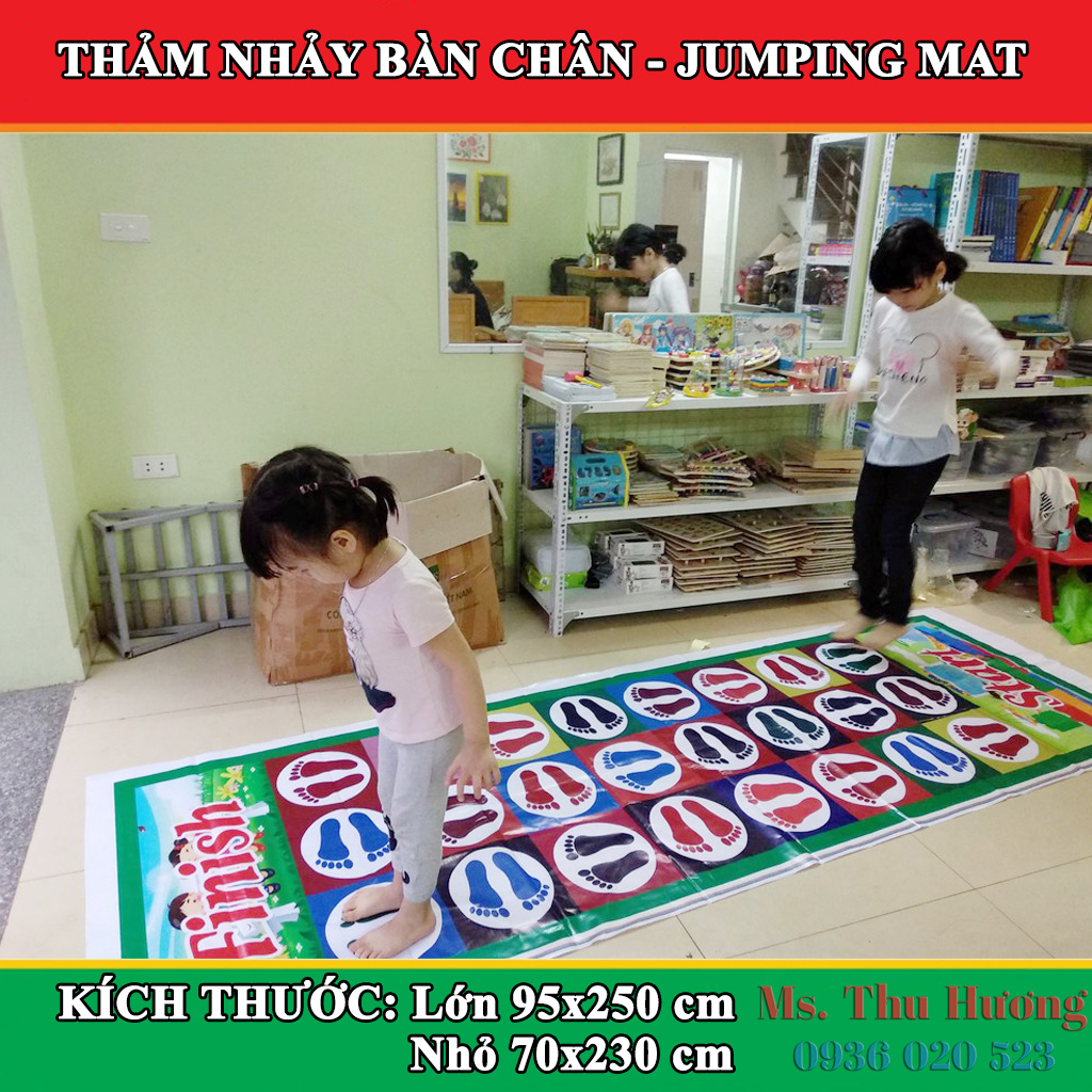 Thảm Vận Động bàn chân, Jumping Mat nhiều mẫu mới - Phát triển kĩ năng vận động, giúp bé năng động hơn