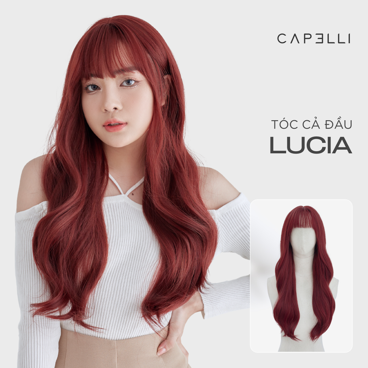 Tóc cả đầu capelli lucia wig