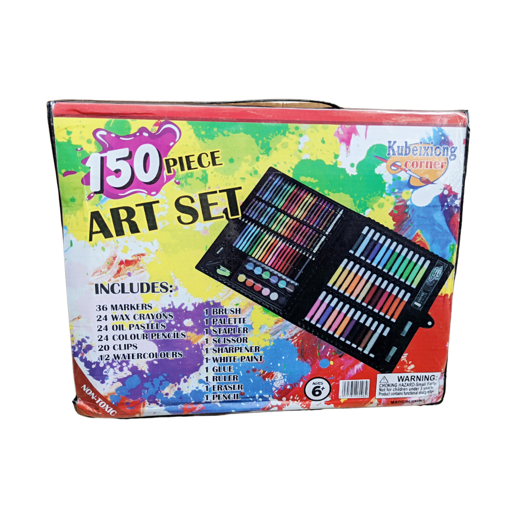 Hộp Bút Màu 150 Chi Tiết Cho Bé, Bộ Màu Vẽ Đa Năng 150 Món Giá Rẻ Cho Bé