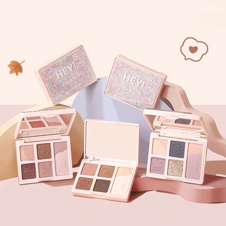 Bảng phấn mắt kẹo 6 màu GOGO TALES tông cam đào nâu đất Bubble Gum Candy Ball Eyeshadow Palette Gogotales GT297 GOGO91