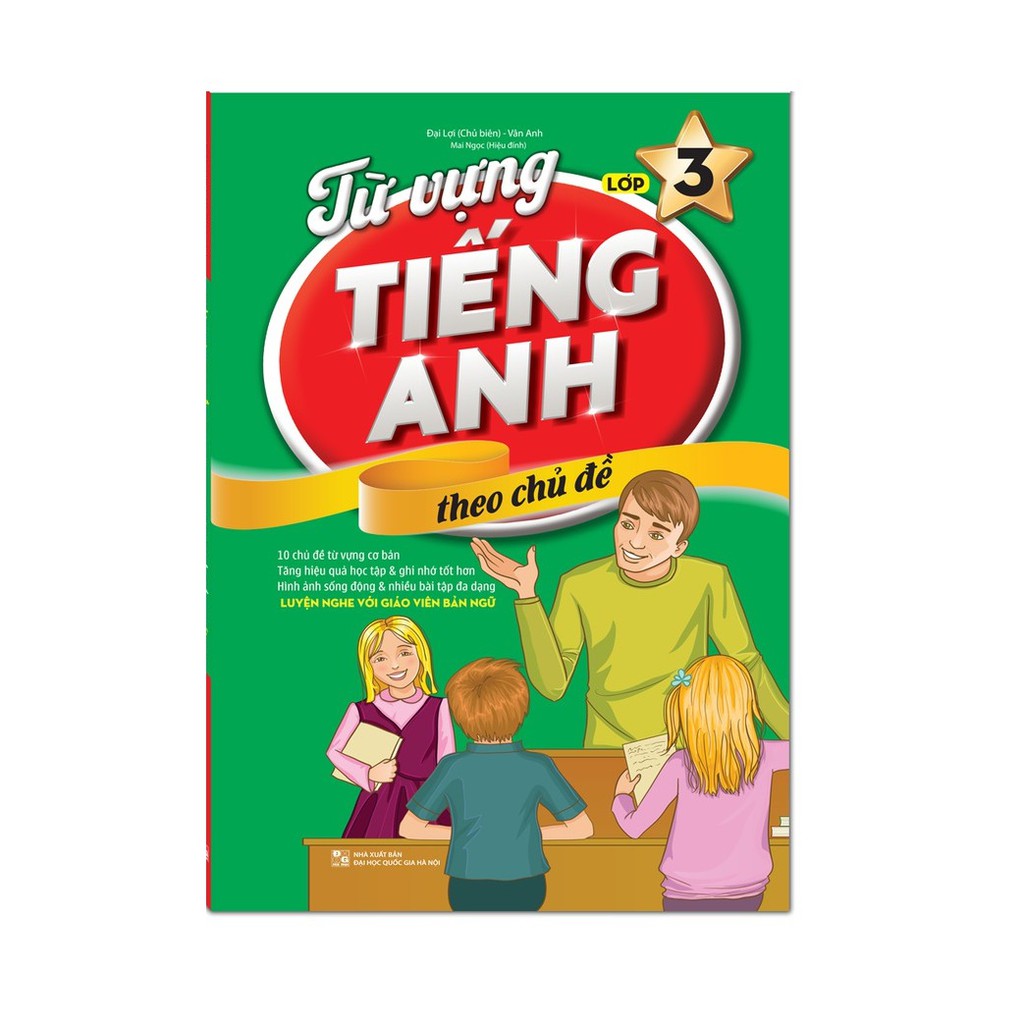 Sách - Từ vựng tiếng anh theo chủ đề lớp 3