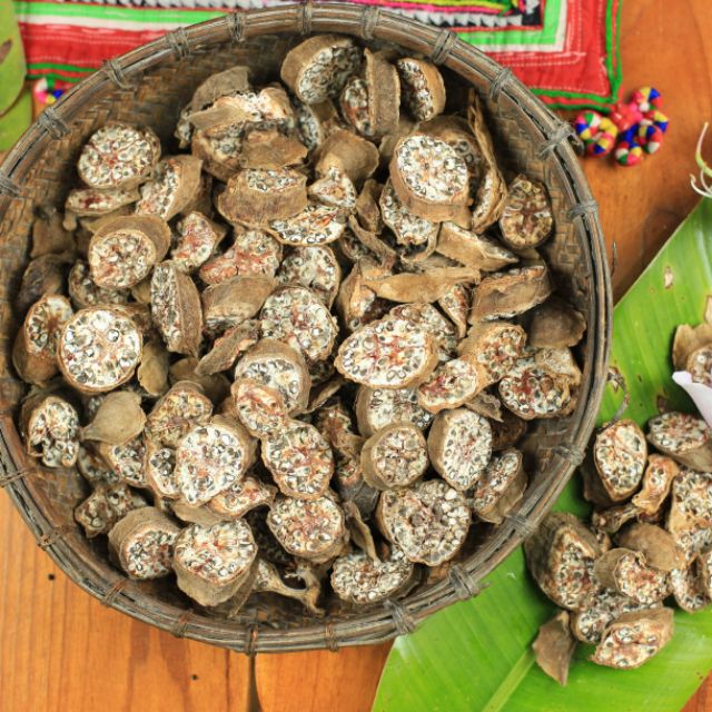 Chuối Hột Rừng Chuối hột rừng khô thái lát - thực phẩm khô, thảo mộc khô, gia vị