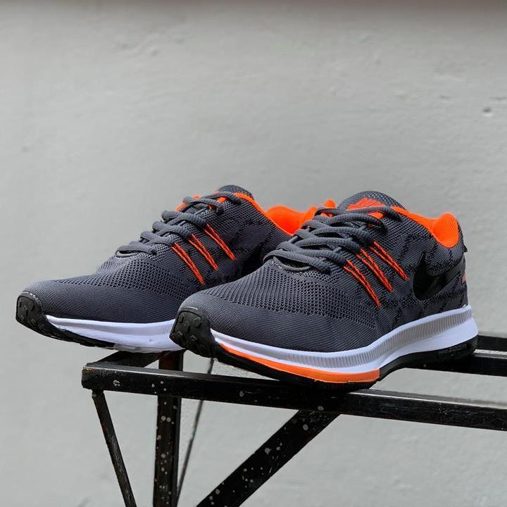 [HCM]Giày Sneaker Thời Trang Nam Zoom Màu Xám 2022 [ Tặng Box Xịn]