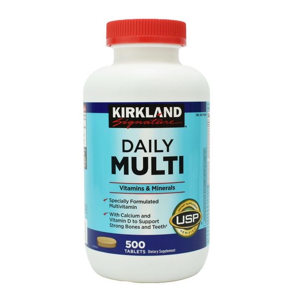[HCM]Viên Uống Bổ Sung Vitamin Tổng Hợp Kirkland Signature Daily Multi 500 Viên – Mỹ 2024