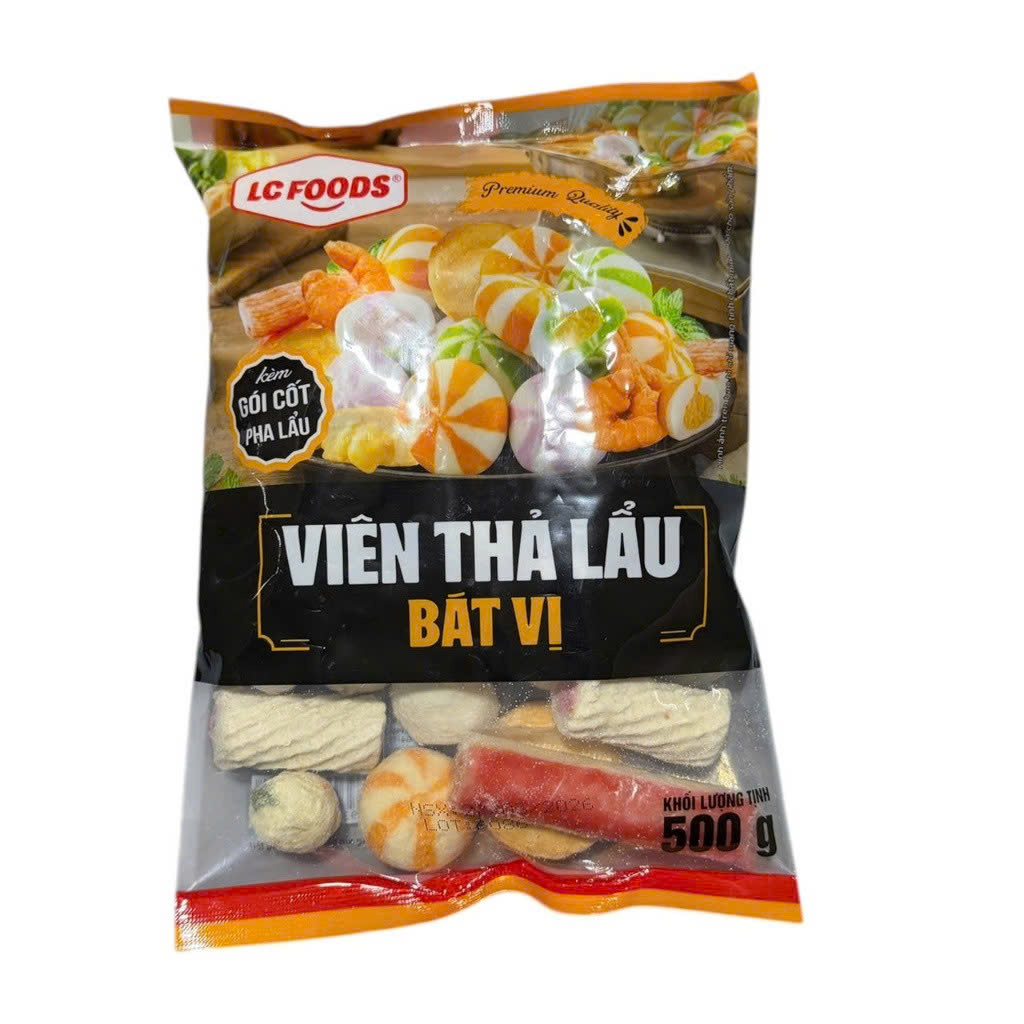 Combo Thả lẩu 10in1 Bát Vị LC - Gói 500g (giao hỏa tốc tphcm)