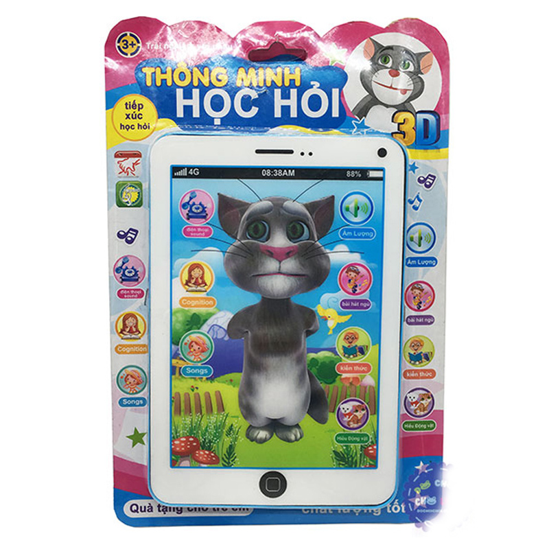 I Pad Đồ Chơi, Điện Thoại Ipad Mèo Tôm Hát ,Kể Chuyện,Đọc Cho Bé Nghe Giúp Bé Vừa Chơi Vừa Học