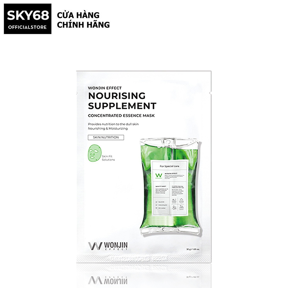 Mặt nạ bổ sung dưỡng chất, phục hồi da wonjin effect nourishing supplement mask 30g - supplement