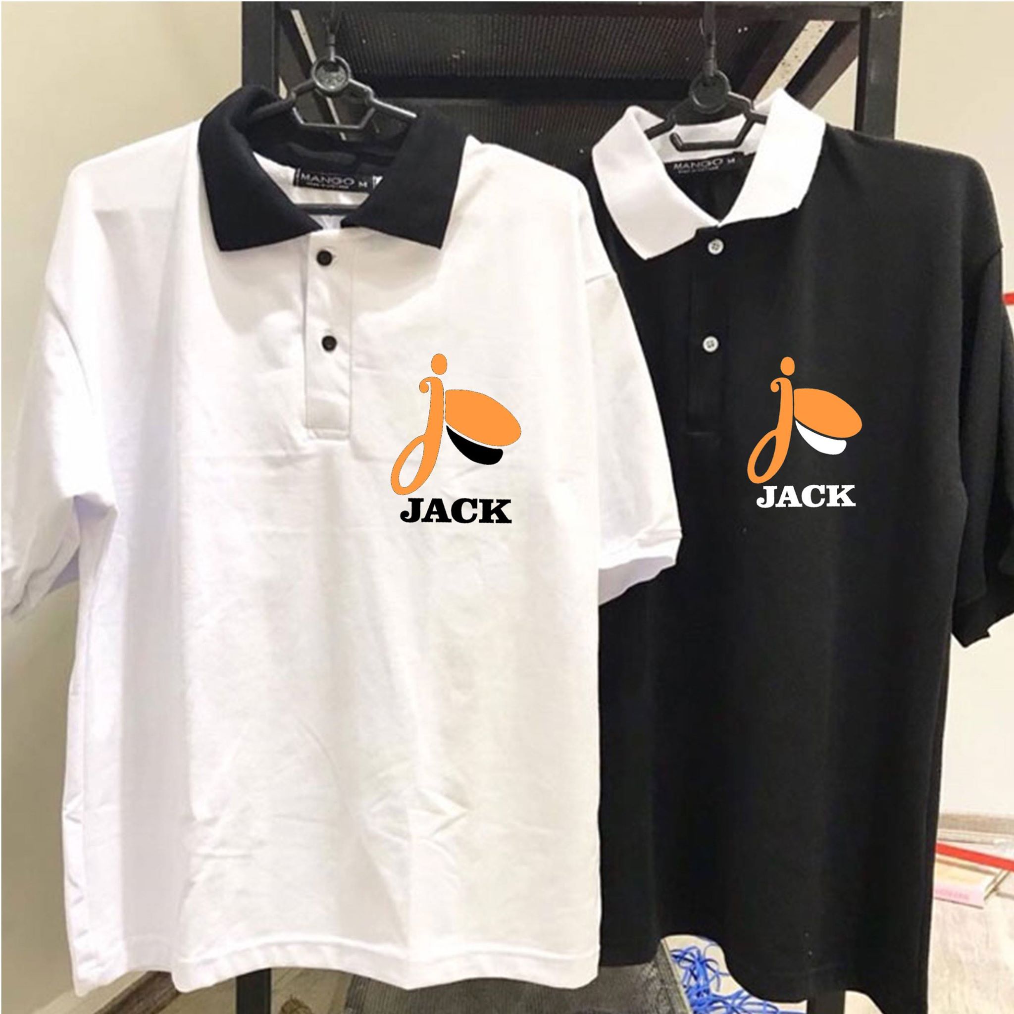 áo jack - áo thun jack cổ bẻ nhóm jack kicm cho fan đóm in theo yêu cầu