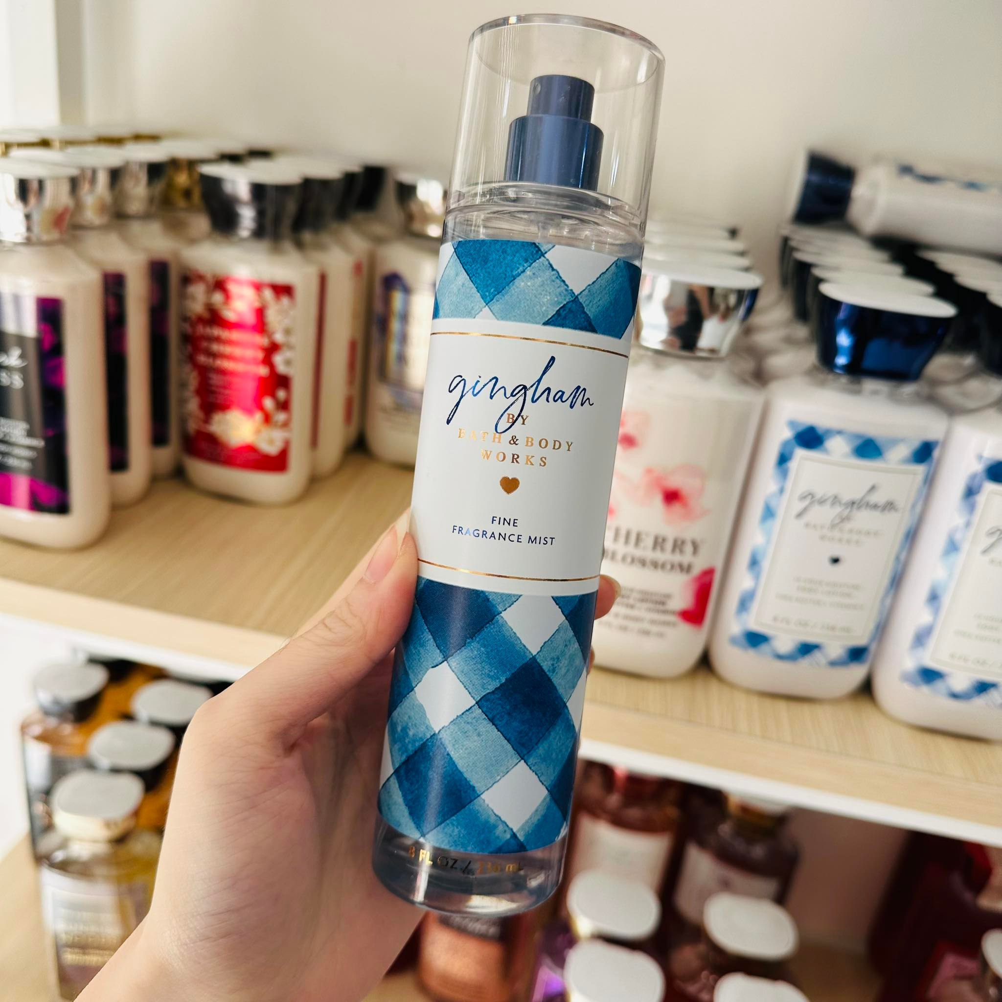 [SaigonScent] Xịt thơm toàn thân Bath & Body Works Body Mist GINGHAM 236mL