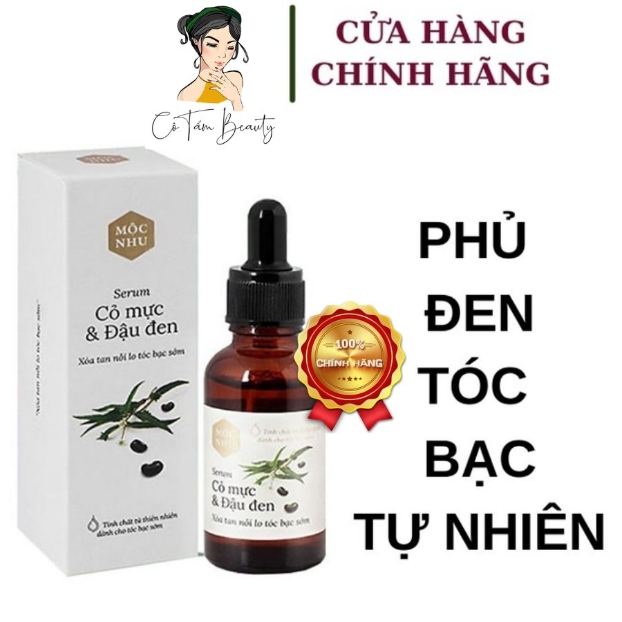 Tinh chất mộc nhu serum cỏ mực & đậu đen 30ml