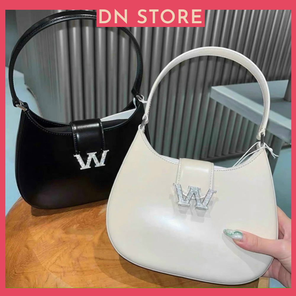 Túi xách nữ túi kẹp nách chữ w 2 size kiểu dáng sang trọng - túi xách quảng châu đeo chéo cao cấp dn.store
