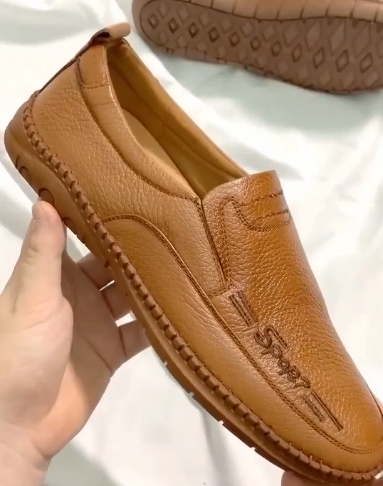 Xả Kho Giày Lười Da Bò Thật , Đế Cao Su Khâu Cực Bền , Bảo Hành Da, Đổi Size, Hot Trend
