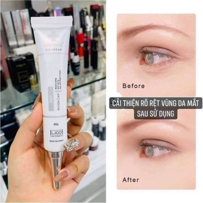 Kem mắt ốc sên Cha Skin xóa nhăn, xóa thâm lọai bỏ bọng mắt.
