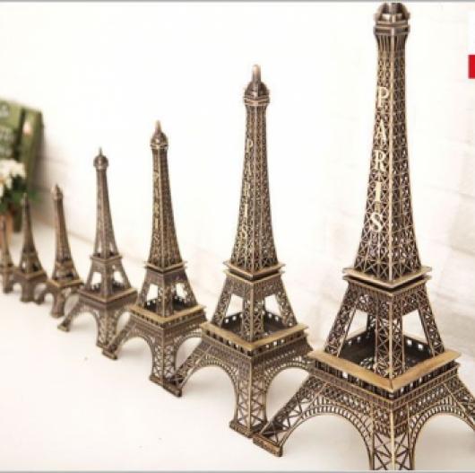 Mô hình tháp Eiffel kim loại 38cm