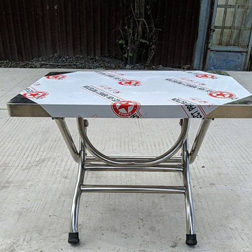 Bàn vuông inox 201 kích thước 50x80cm cao 55cm hàng chất lượng