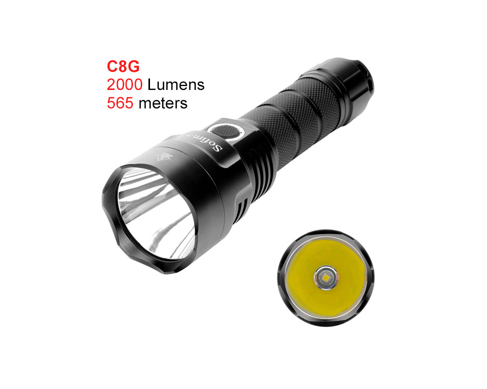 Đèn pin SOFIRN C8G độ sáng 2000lm chiếu xa 565m bóng CREE SST40 pin 21700 (kèm theo) Đèn Đèn pin
