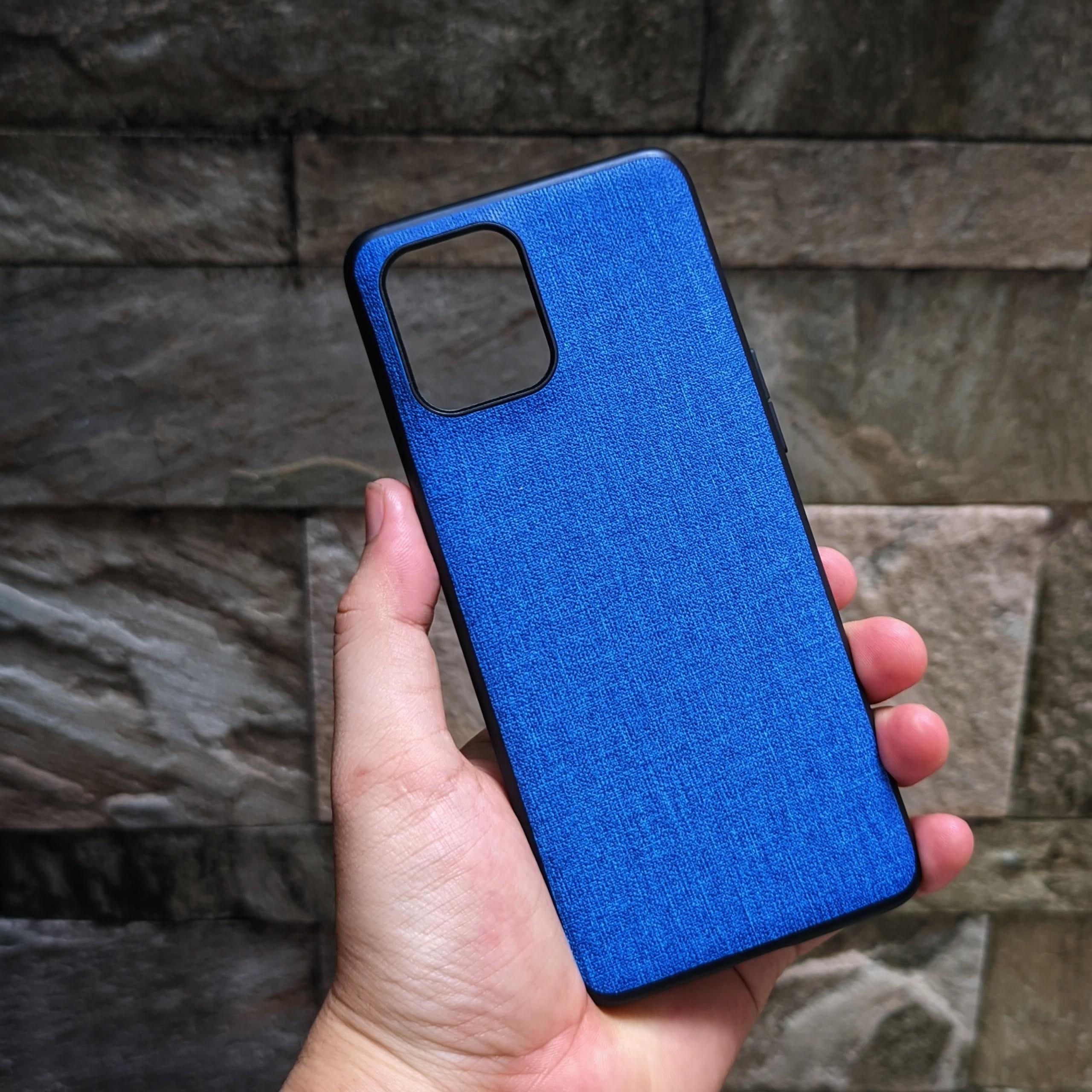 Ốp lưng oppo find x3 pro vân vải jean 1 màu