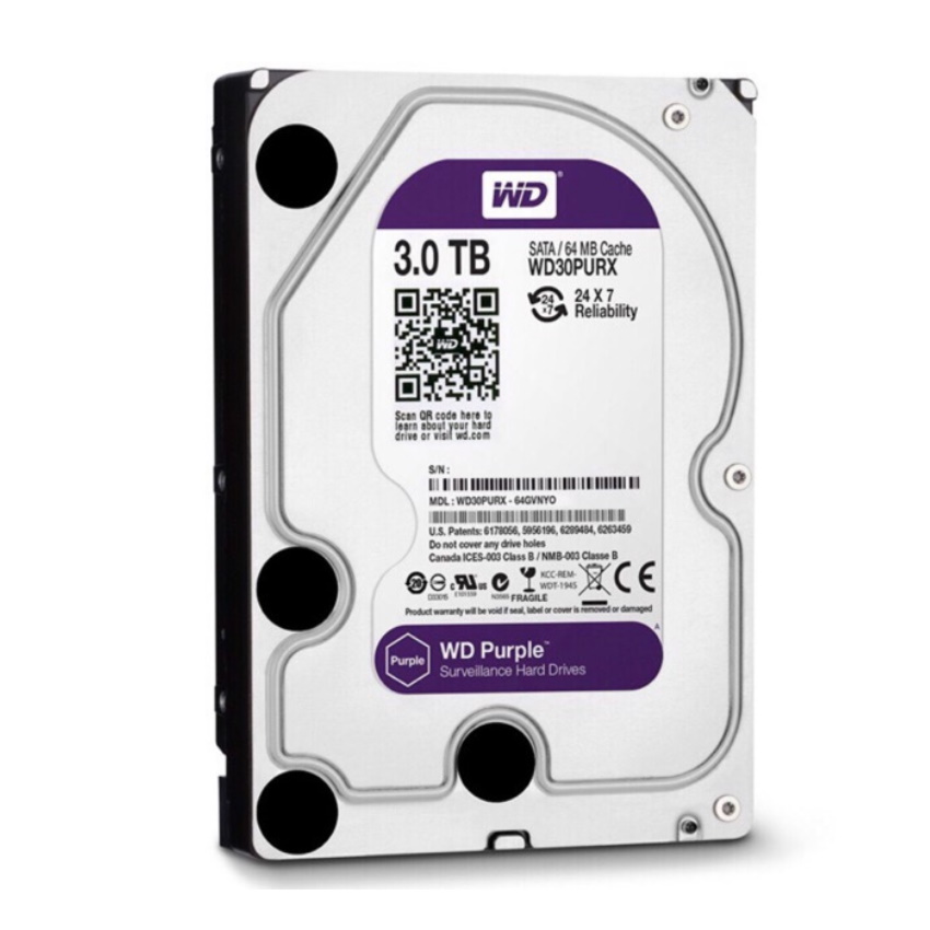 Ổ cứng máy bàn, Camera giám sát HDD 250GB 500GB 1TB 3TB 3.5" inch Western