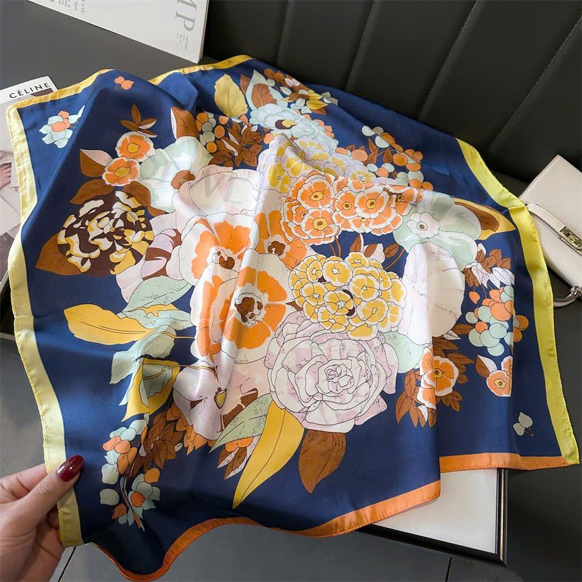 Khăn lụa vuông 70*70 đa năng cao cấp