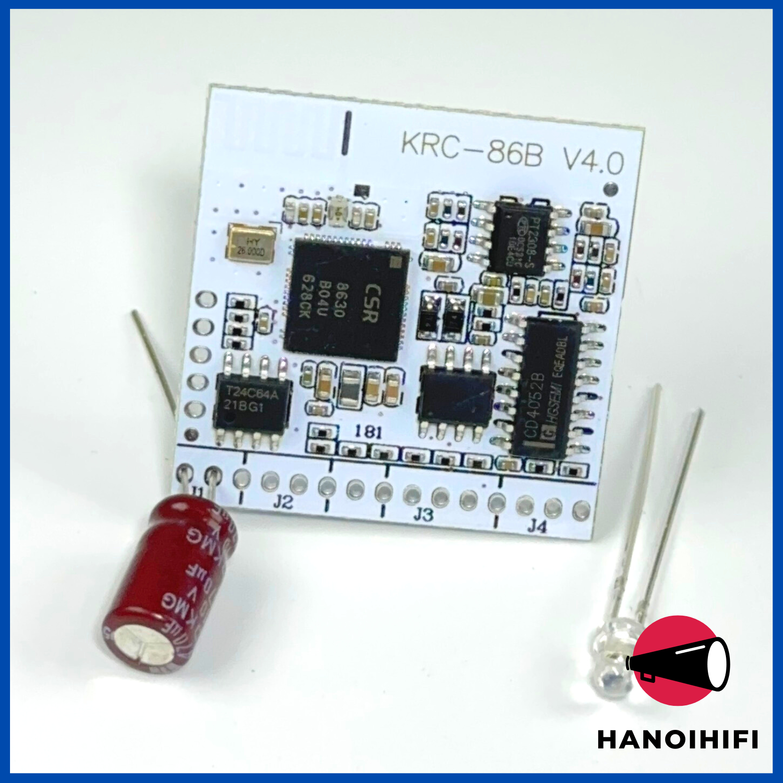 Mạch giải mã âm thanh bluetooth 4.1 - krc-86b sử dụng chip bluetooth csr8630