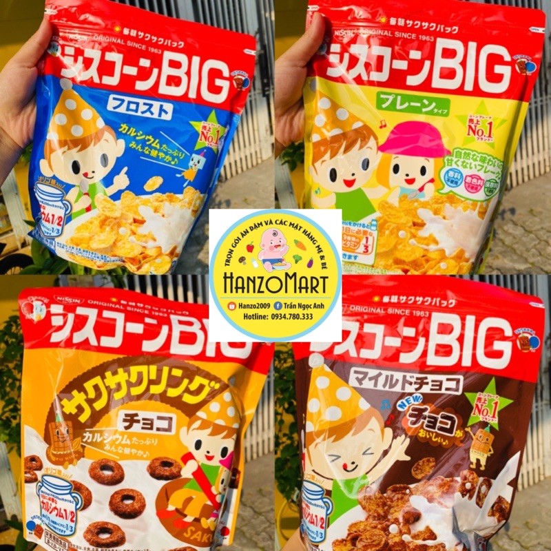 Ngũ cốc ăn sáng cho bé nhật bản big| - vị truyền thống