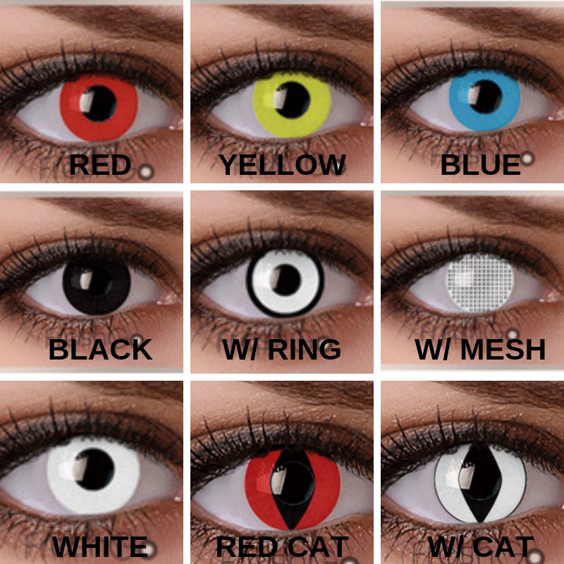 Blue Contact Lenses for Halloween & Cosplay – PRIMAL ® Contact Lenses