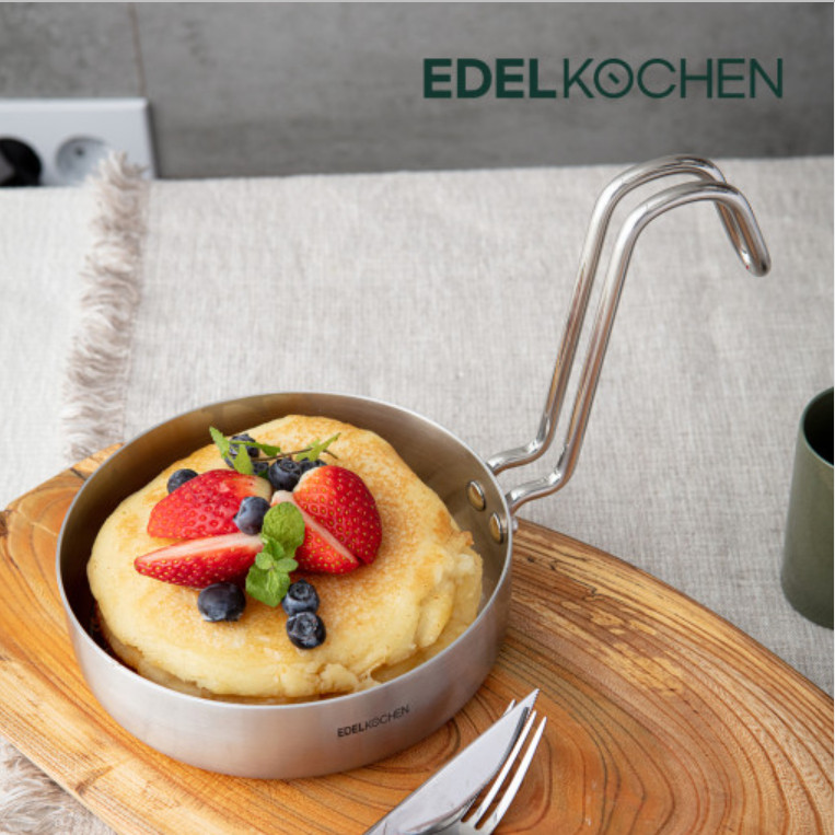 Serie chảo Edelkochen Donburi size 16cm - 18cm - 20cm - Chất liệu Inox 304 3 lớp siêu chống dính - Bảo hành chính hãng