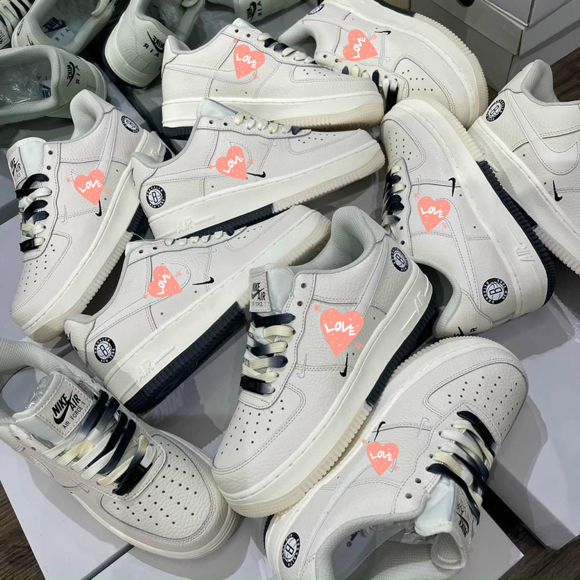 Giày air force 1 âm dương, giày af1 âm dương nam nữ thời trang hàng đẹp full box