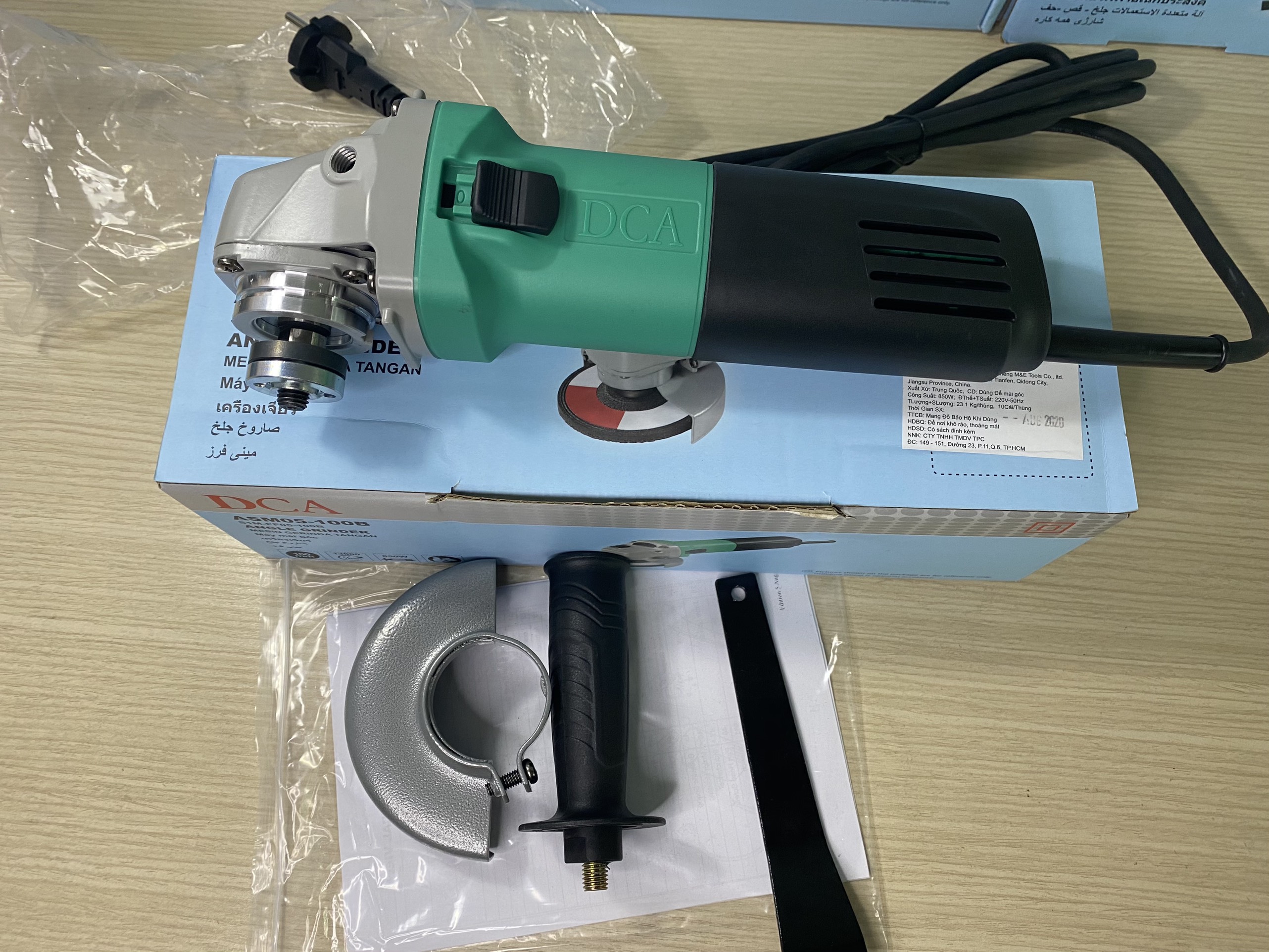 Máy mài góc 850w dca asm05-100b