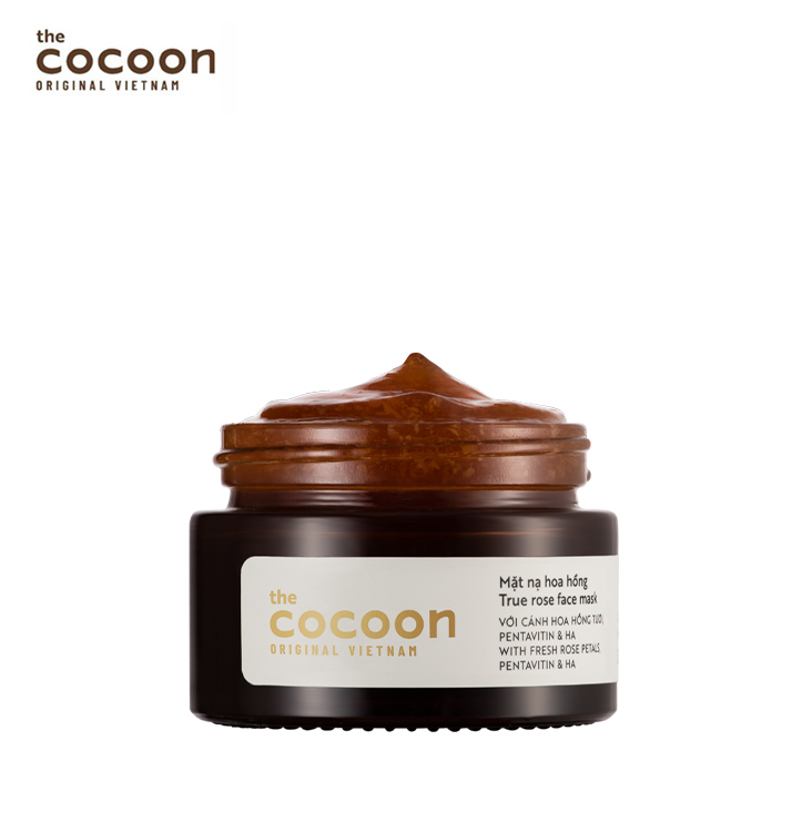 Mặt nạ hoa hồng cocoon 30ml cấp ẩm giúp da luôn mịn màng tươi mới