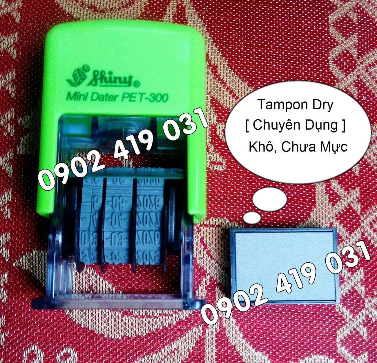 Dấu ngày tháng năm đóng bao bì s300