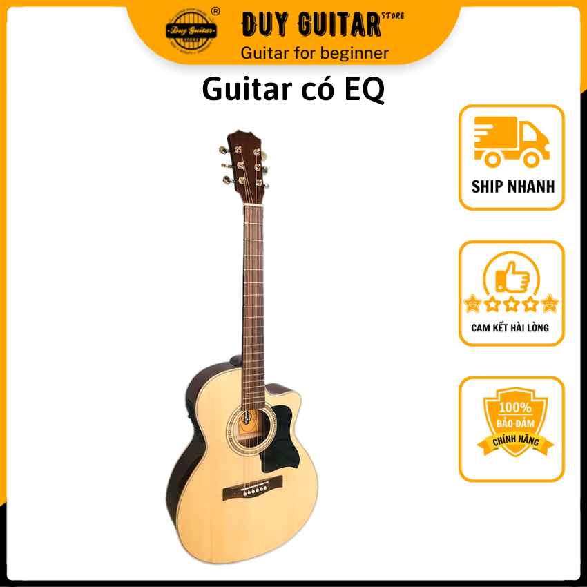 Đàn guitar acoustic có eq full solid hồng đào chất lượng DJ150X Duy Guitar Store dòng đàn ghitar đệm hát dành cho biểu diễn party