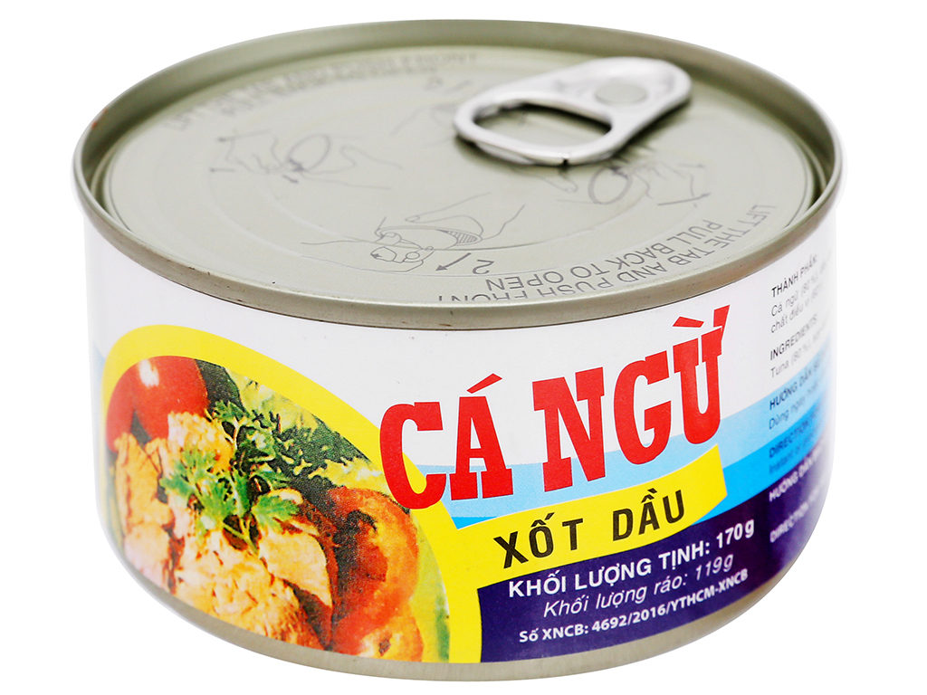 Cá ngừ xốt dầu Vissan hộp 170g