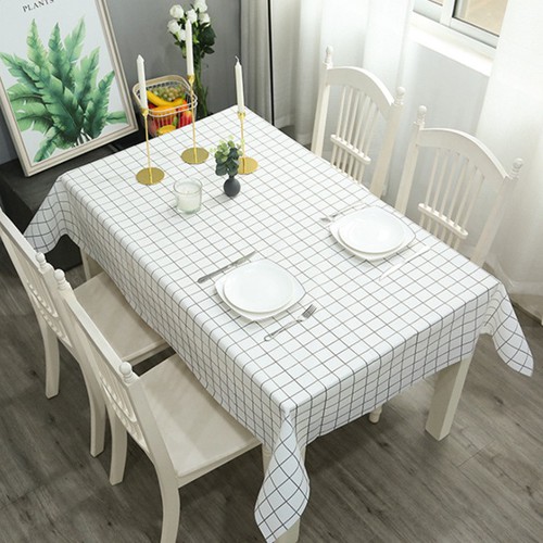 Khăn Trải Bàn Nhựa Caro Size Lớn 137cm*152cm