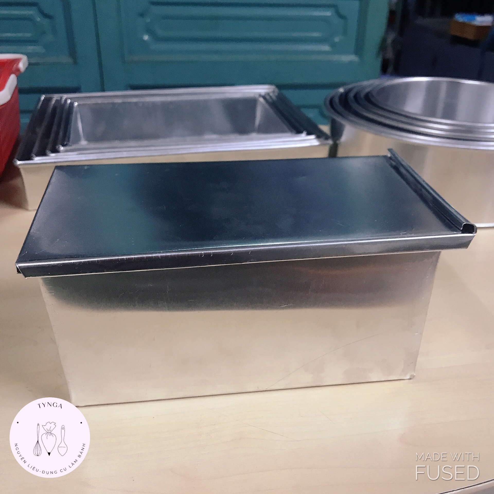 Khuôn Nhôm Làm Bánh Mì Sandwich Bánh Mì Gối Hàng Gia Công