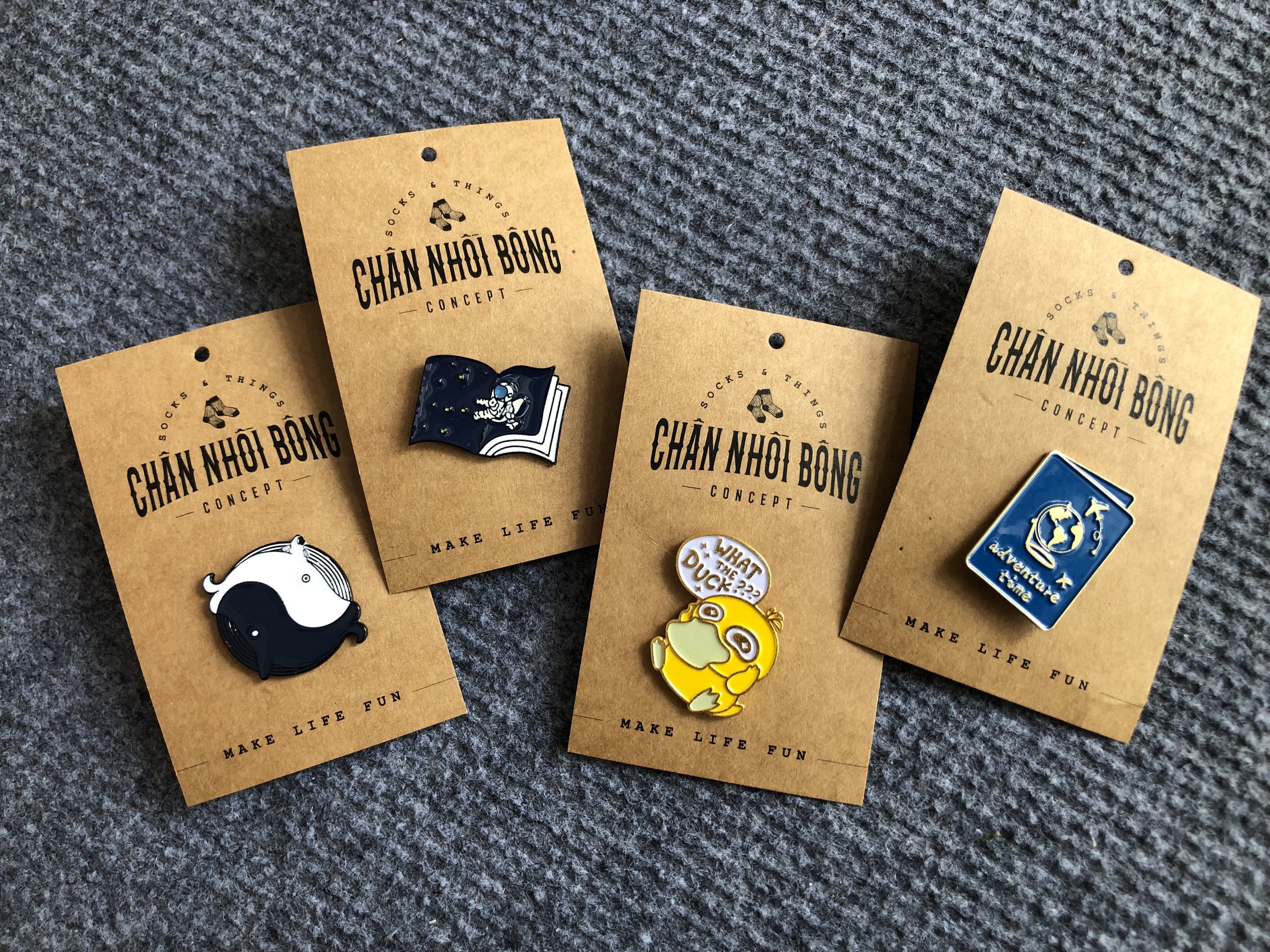 Pin cài áo, cài balo cá tính 11