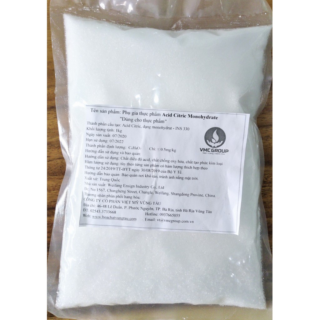 Acid citric túi 1kg