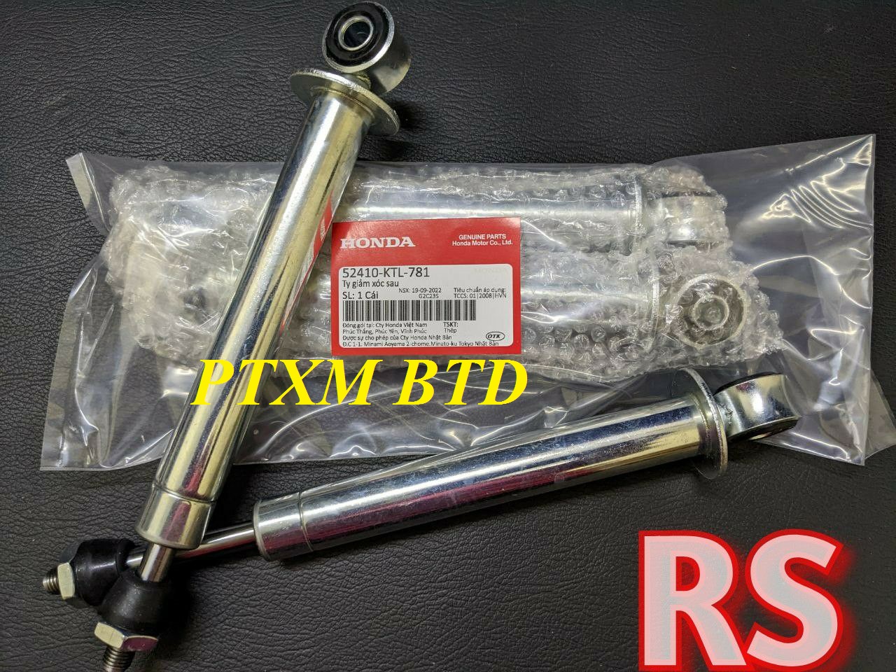 Ty giảm sóc - ty phuộc sau gắn cho xe máy Honda RS