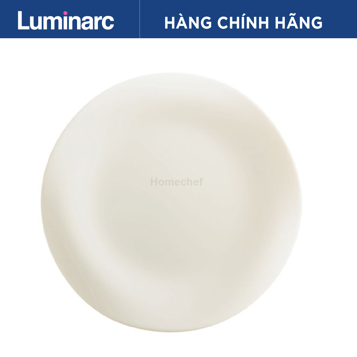 Đĩa thủy tinh Luminarc 22.5cm Volare - Zenix E9169 làm bằng thủy tinh an toàn sức khỏe, dùng được lò vi sóng và máy rửa bát, hàng chuẩn chính hãng- 1 CHIẾC