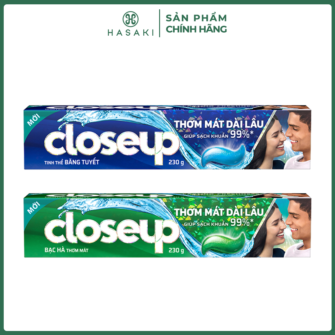  Kem Đánh Răng Closeup Hơi Thở Thơm Mát 230g Hasaki Sản Phẩm Chính Hãng 