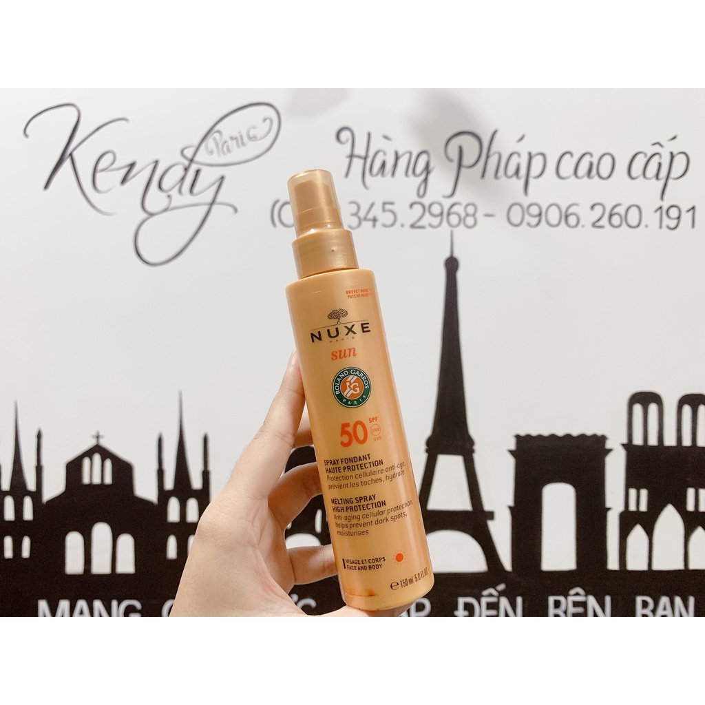 Xịt chống nắng cho mặt và body Nuxe Sun