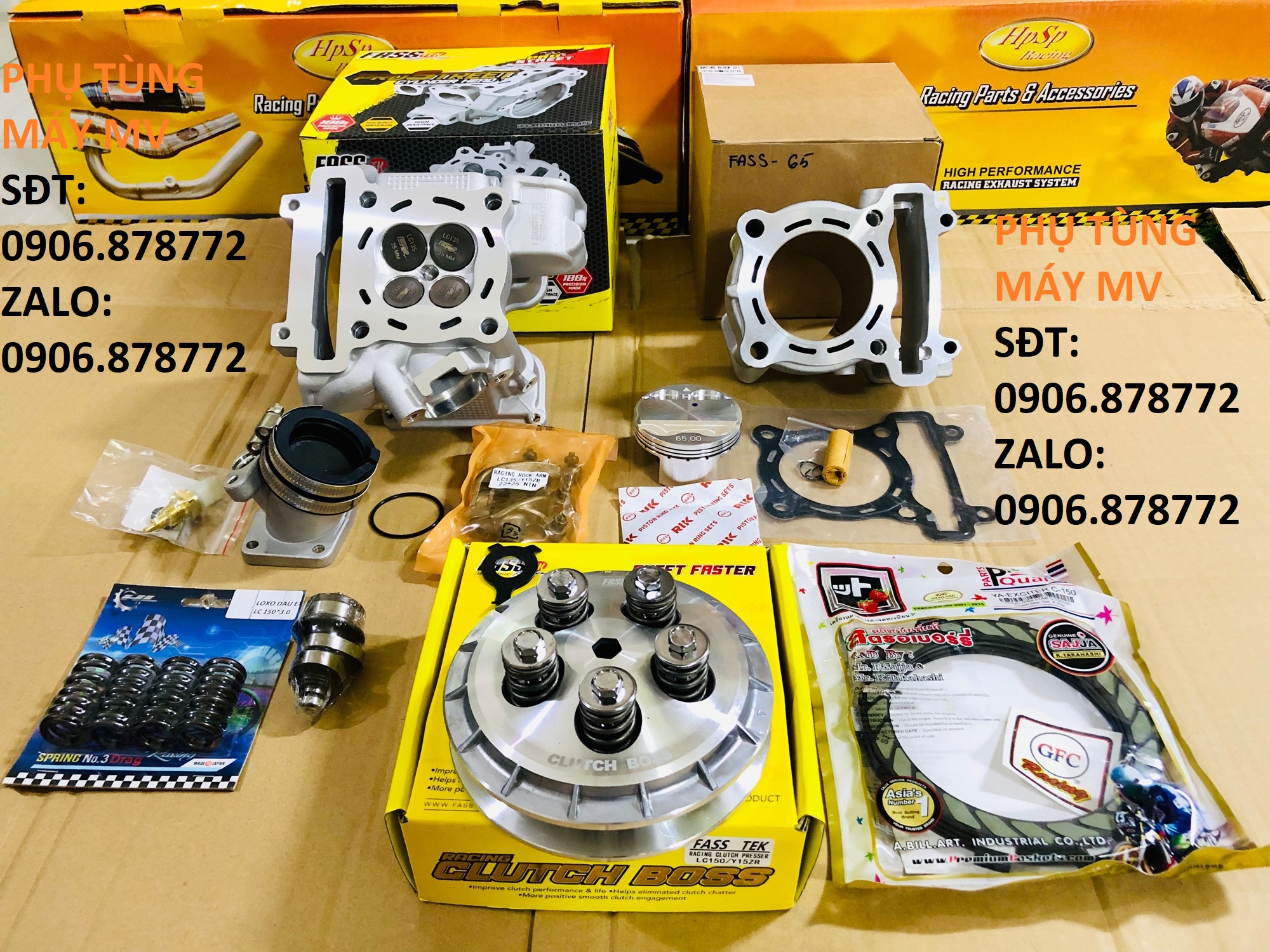 Combo đầu lòng 65 dên zin bền nhẹ êm dành cho xe ex135/150